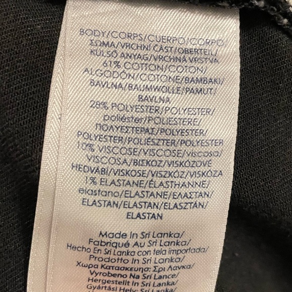 Chaps Black Stretch Jeans, straight leg, zip & button, slimming fit, sz 16 - Picture 12 of 15